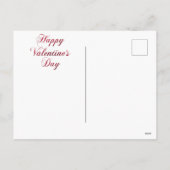 Valentinstag Bienen Feiertagspostkarte (Rückseite)