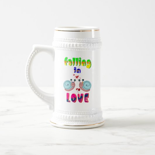 Valentinstag Bierglas (Links)