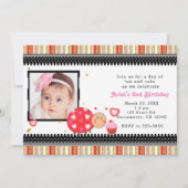 Valentinstag Birthday Party Foto Einladung (Vorderseite)