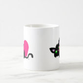 Valentinstag Black Kitty Tasse (Mittel)
