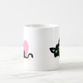 Valentinstag Black Kitty Tasse (Mittel)