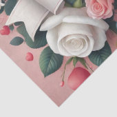 Valentinstag Blumendesign Seidenpapier (Detail)