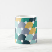 Valentinstag-Blumenmuster  Kaffeetasse (Mittel)