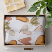 Valentinstag Boho Hippie Heart Tissue Seidenpapier (Geschenk)