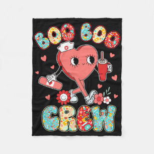 Valentinstag Boo Boo Crew Krankenschwester Lustige Fleecedecke