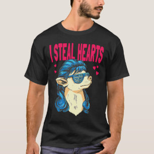 Valentinstag Botschaft der Liebe Chihuahua Pink He T-Shirt