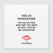 Valentinstag Boyfriend Poem Personalisiert Magnet (Vorderseite)