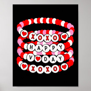 Valentinstag Bracelet Xoxo Happy Valentine Men W Poster