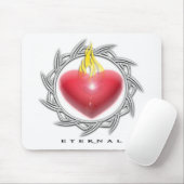 VALENTINSTAG-BRENNENDES HERZ MOUSEPAD (Mit Mouse)