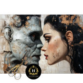 Valentinstag Bride Frankenstein Seidenpapier