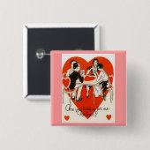 Valentinstag Bridge Game Button (Vorne & Hinten)