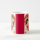 Valentinstag Bridge Game Kaffeetasse (Mittel)
