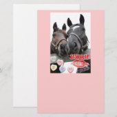 Valentinstag Briefpapier (Vorne/Hinten)