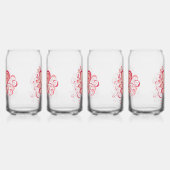 Valentinstag-Brille Dosenglas (Rechts)