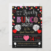Valentinstag-Bunco-Party Einladung (Vorderseite)