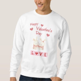 Valentinstag Bunnies Sweatshirt