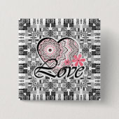 Valentinstag Button (Vorderseite)