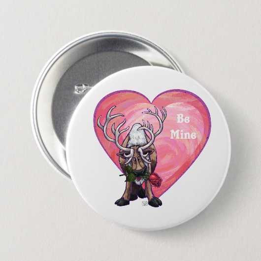 Valentinstag Button (Vorne & Hinten)