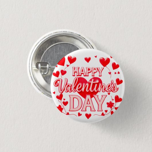 VALENTINSTAG BUTTON (Vorne & Hinten)