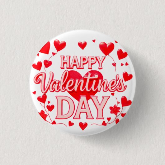VALENTINSTAG BUTTON (Vorderseite)