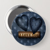 Valentinstag Button (Vorne & Hinten)