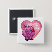 Valentinstag Button (Vorne & Hinten)