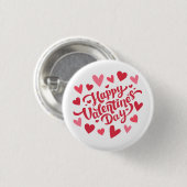 Valentinstag Button (Vorne & Hinten)