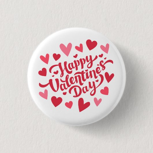Valentinstag Button (Vorderseite)