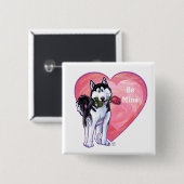 Valentinstag Button (Vorne & Hinten)