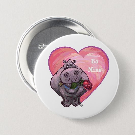 Valentinstag Button (Vorne & Hinten)
