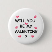 Valentinstag Button (Vorderseite)