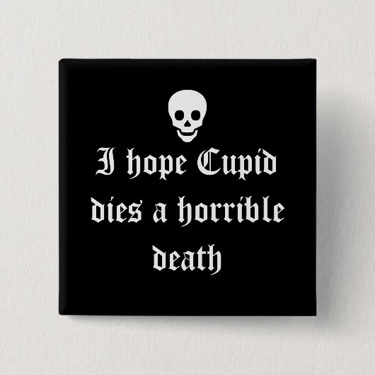 Valentinstag Button (Vorderseite)