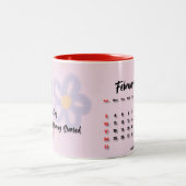 Valentinstag Calender Kaffee Tasse (Mittel)