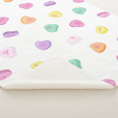 Valentinstag Candy Hearts Pattern Sherpadecke (3/4)