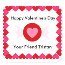 Valentinstag Candy Sticker