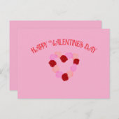 Valentinstag Card 2025 Postkarte (Vorne/Hinten)