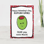 Valentinstag Card für Kupuna Kāne Karte (Vorderseite)