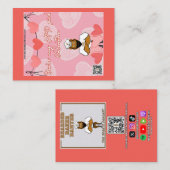 Valentinstag Card Nr. 7 Mitteilungskarte (Vorne/Hinten)