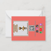 Valentinstag Card Nr. 7 Mitteilungskarte (Rückseite)