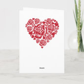 Valentinstag Card of Love Lila Dragon Couple Karte (Rückseite)