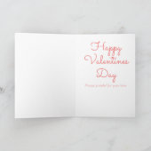 Valentinstag Card of Love Lila Dragon Couple Karte (Innenseite)