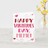 Valentinstag Card von Meme Karte (Gelbe Blume)