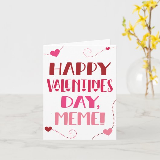 Valentinstag Card von Meme Karte (Gelbe Blume)