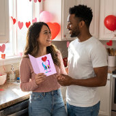 Valentinstag-Cartoon-Charakter Feiertagskarte