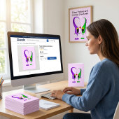 Valentinstag-Cartoon-Charakter Feiertagskarte