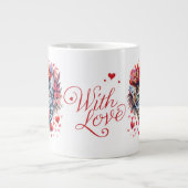 Valentinstag Cat Tasse (Vorderseite)