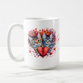 Valentinstag Cat Tasse