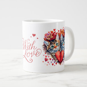 Valentinstag Cat Tasse