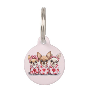 Valentinstag Chihuahua Dogs Haustiermarke
