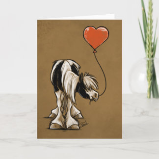 'Valentinstag Cob' Card, Loved One, Pferd, Pony Karte
